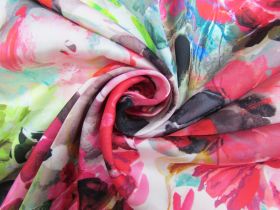 Great value Flower Glitch Lightweight Satin #8522 available to order online Australia