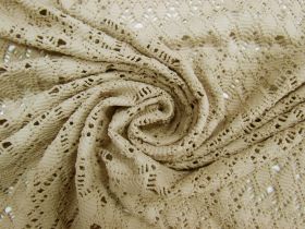 Great value Double Diamond Crochet Look Knit- Camel #8531 available to order online Australia