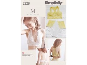 Great value Simplicity Pattern S8228 Women's Soft Cup Bras and Panties- Size A (ALL SIZES) available to order online Australia