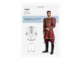 Great value Simplicity Pattern S9095 Men's Historical Costume- Size BB (44-46-48-50-52) available to order online Australia