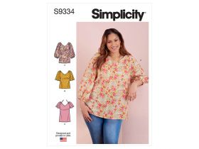Great value Simplicity Pattern S9334 MISSES' & WOMEN'S TOPS- Size BB (20W-22W-24W-26W-28W) available to order online Australia