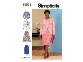 Great value Simplicity Pattern S9553 Women's Jacket and Skirts- Size GG (26W-28W-30W-32W) available to order online Australia