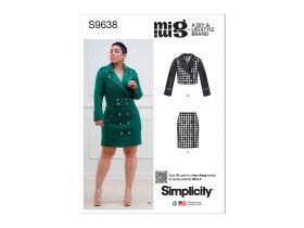 Great value Simplicity Pattern S9638 Misses' Jackets and Skirt by Mimi G- Size U5 (16-18-20-22-24) available to order online Australia