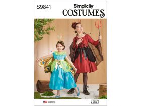 Great value Simplicity Pattern S9841 Child / Girl Costume- Size HH (3-4-5-6) available to order online Australia