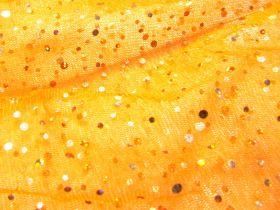 Great value Sequins on Metallic Net- Yellow available to order online Australia