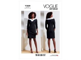 Great value Vogue Pattern V1858 Misses' and Misses' Petite Dress- Size B5 (8-10-12-14-16) available to order online Australia