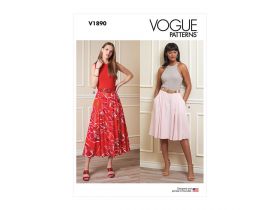 Great value Vogue Pattern V1890 MISSES' SKIRTS- Size A5(6-8-10-12-14) available to order online Australia
