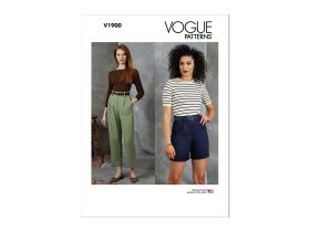 Great value Vogue Pattern V1900 MISSES' SHORTS AND PANTS- Size Y5 (18-20-22-24-26) available to order online Australia