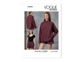 Great value Vogue Pattern V1912 MISSES' TOP AND SHORTS- Size B5(8-10-12-14-16) available to order online Australia