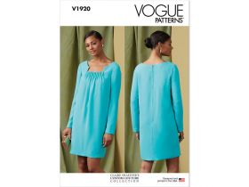 Great value Vogue Pattern V1920 Misses' Dress by Claire Shaeffer- Size 16-18-20-22-24 available to order online Australia