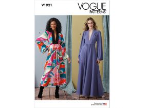 Great value Vogue Pattern V1921 Misses' Dress in Two Lengths- Size 14-16-18-20-22 available to order online Australia