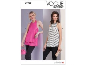 Great value Vogue Pattern V1955 Misses Top / Vest- Size Y5 (18-20-22-24-26) available to order online Australia