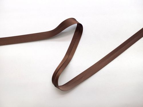 Great value 12mm Satin Bias Binding- Choc Top available to order online Australia