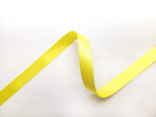 Great value Double Sided Satin Ribbon- 15mm- 5 LEMON available to order online Australia