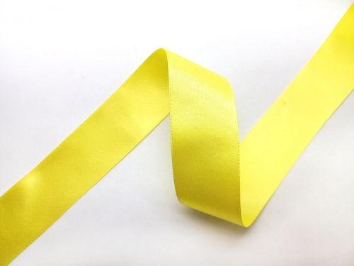 Great value Double Sided Satin Ribbon- 35mm- 5 LEMON available to order online Australia