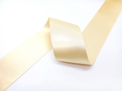 Great value Double Sided Satin Ribbon- 50mm- 50 CREAM available to order online Australia
