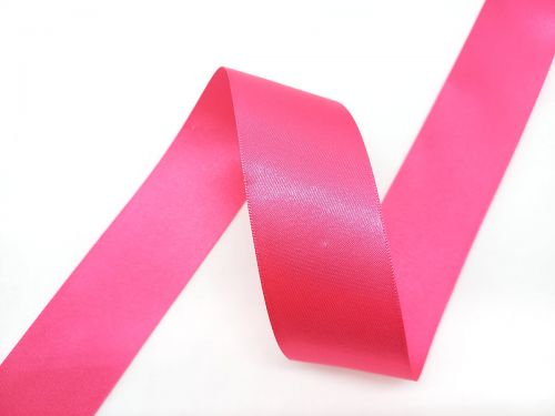 Great value Double Sided Satin Ribbon- 35mm- 72 SHOCKING PINK available to order online Australia