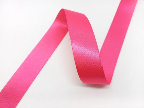 Great value Double Sided Satin Ribbon- 25mm- 72 SHOCKING PINK available to order online Australia