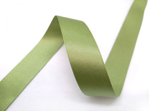 Great value Double Sided Satin Ribbon- 25mm- 80 KHAKI available to order online Australia