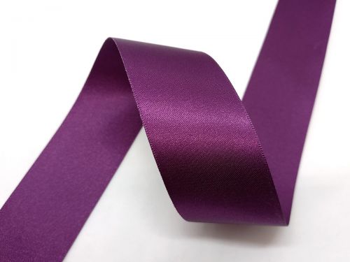 Great value Double Sided Satin Ribbon- 35mm- 49 PLUM available to order online Australia
