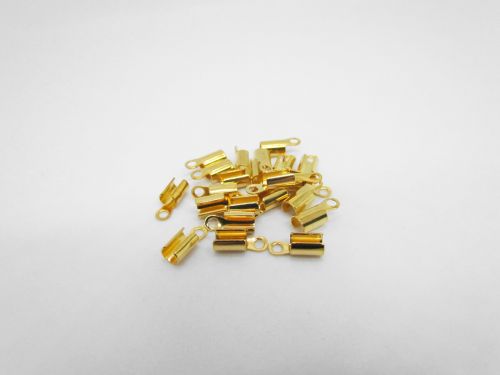 Great value Jewellery Fold Over Crimp 4.5x12mm - Gold- RW496 available to order online Australia
