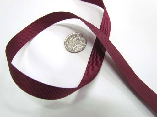 Great value Grosgrain Ribbon 13mm- Burgundy available to order online Australia