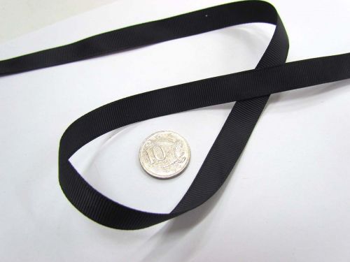 Great value Grosgrain Ribbon 13mm- Black available to order online Australia
