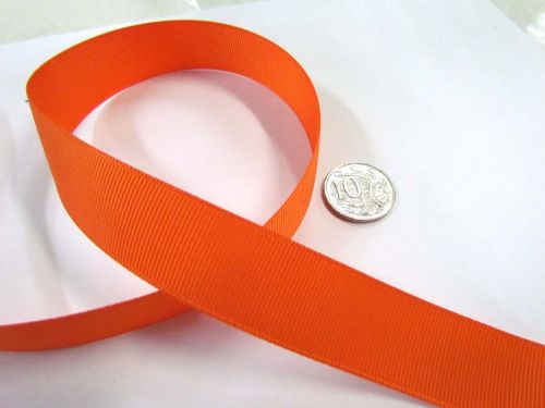 Great value Grosgrain Ribbon 22mm- Orange available to order online Australia