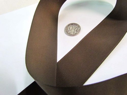 Great value Grosgrain Ribbon 38mm- Brown available to order online Australia