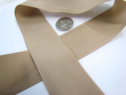 Great value Grosgrain Ribbon 38mm- Taupe available to order online Australia