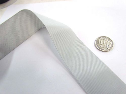 Great value Grosgrain Ribbon 38mm- Silver Grey available to order online Australia