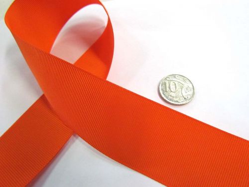 Great value Grosgrain Ribbon 38mm- Orange available to order online Australia