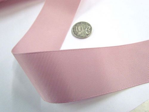 Great value Grosgrain Ribbon 38mm- Cameo Pink available to order online Australia