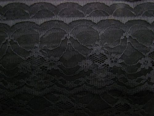Great value 10cm Avery Lace Trim- Black #325 available to order online Australia