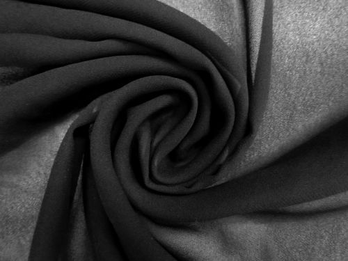 Great value Viscose Chiffon- Luxe Black #9291 available to order online Australia