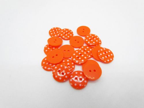 Great value 16mm Button- FB392 Orange available to order online Australia