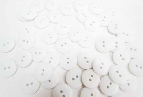Great value 18mm Matte White Fashion Button FB184 available to order online Australia