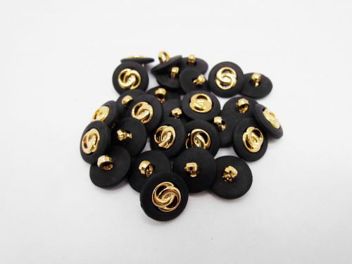 Great value 15mm Button- FB487 Black available to order online Australia