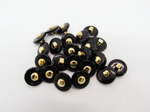 Great value 15mm Button- FB488 Black available to order online Australia