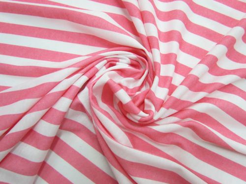 Great value Soft Interlock Jersey- Pink Lemonade Stripe #5190 available to order online Australia