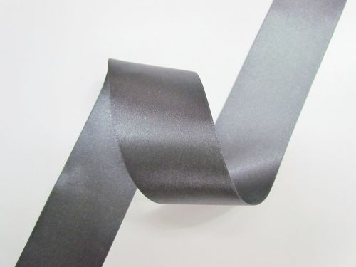 Great value Double Sided Satin Ribbon- 50mm- 669 SMOKE GREY available to order online Australia