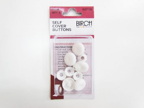 Great value Self Cover Buttons- 15mm- Pack of 5 available to order online Australia