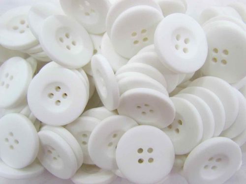 Great value Matte White Fashion Buttons- FB052 available to order online Australia