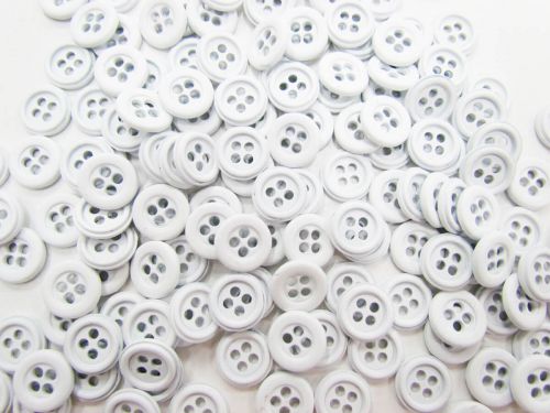 Great value Set of 5 for $1- Metal White Fashion Button #FB119 available to order online Australia