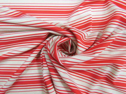 Great value Red And Gold Stripe Lurex Spandex #7812 available to order online Australia