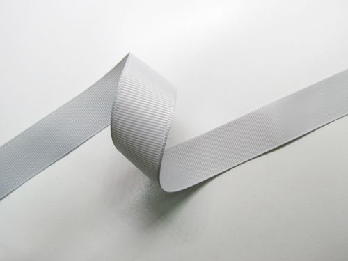 Great value Grosgrain Ribbon 22mm- Silver Grey available to order online Australia