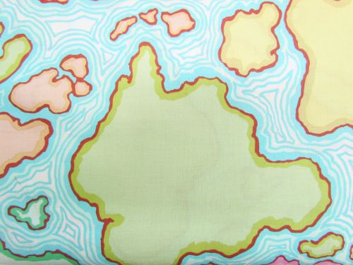 Great value Kaffe Fassett Map- Green available to order online Australia
