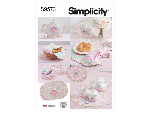 Great value Simplicity Pattern S9573 Tabletop Accessories- Size OS (One Size Only) available to order online Australia