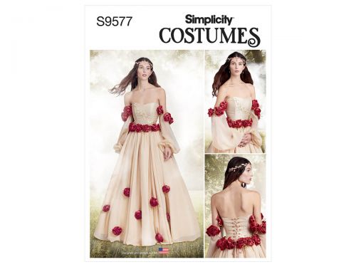 Great value Simplicity Pattern S9577 Misses' Fantasy Costume- Size R5 (14-16-18-20-22) available to order online Australia