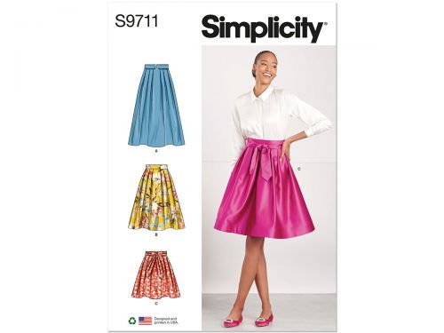 Great value Simplicity Pattern S9711 Misses' Skirts- Size R5 (14-16-18-20-22) available to order online Australia